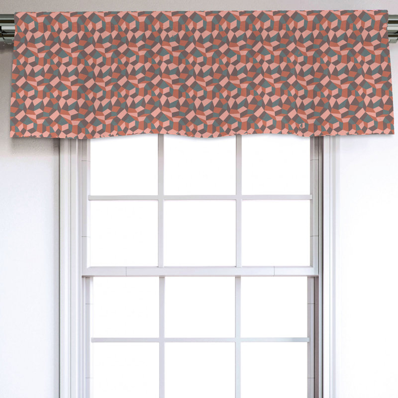 Sateen Ruffled Window Valance