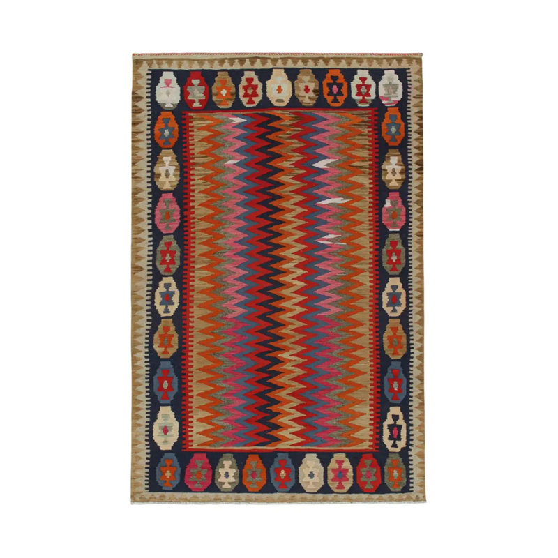 Tapis intérieur / extérieur brun en polypropylène tissé à la machine Kressler, Tapis de couloir 2 pi 7 po x 9 pi 10 po