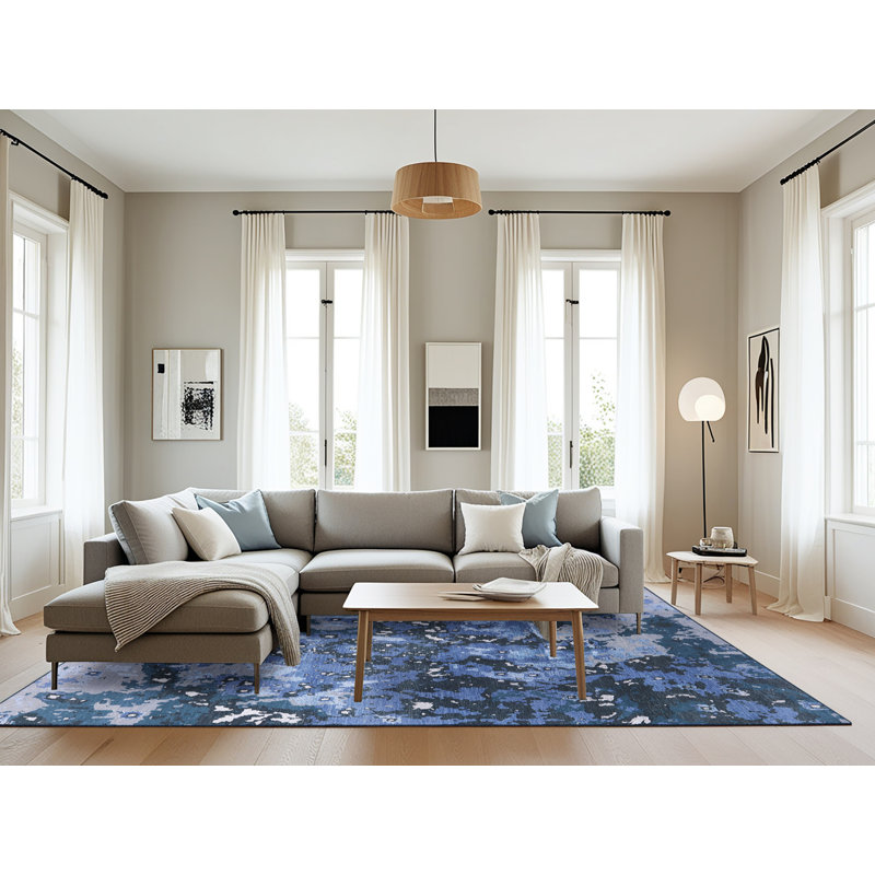 Tapis bleu, Rectangle 8 pi x 12 pi