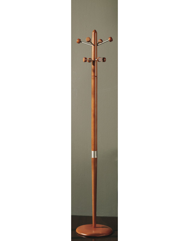 Beehler Freestanding 6 - Hook Coat Rack, Wenge