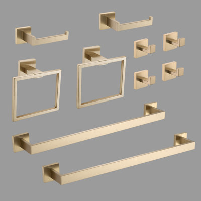 10 - Piece Bathroom Hardware Set