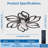 Faiyaaz 14'' Ceiling Fan with LED Lights-496762814