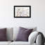 Floral et botanique, prairie sauvage, jardin de fleurs abstraites, chalet / auberge, rose et toile, impression murale pour chambre-78602400-78602401