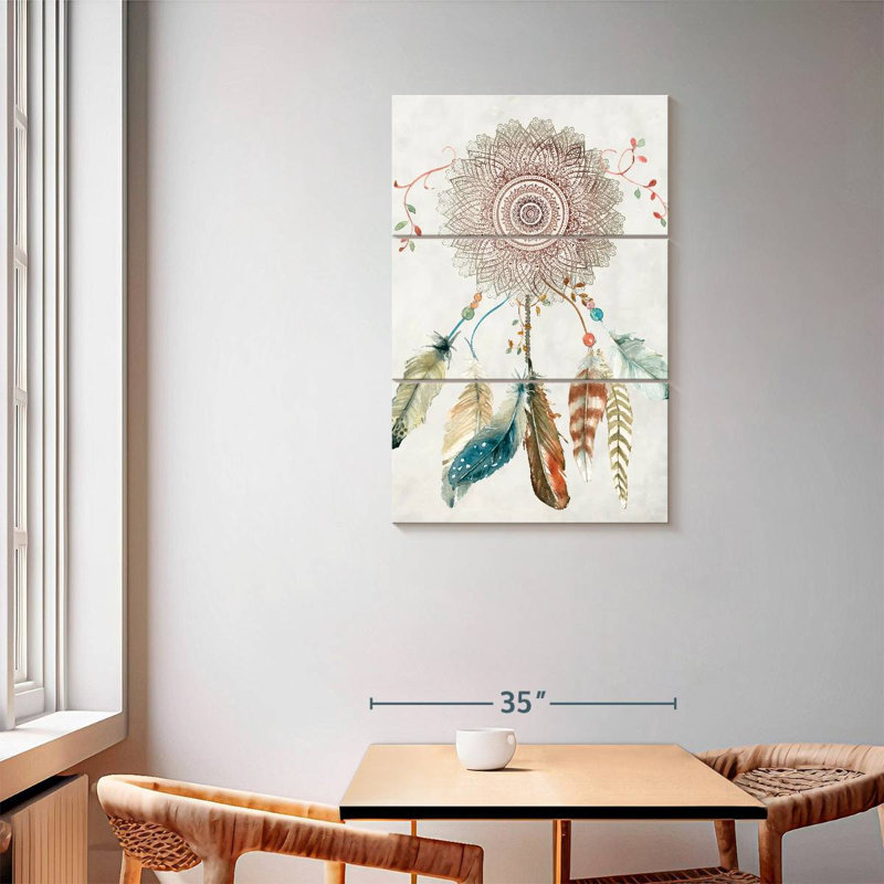 Kerner Mandala Dream Catcher, 57" H x 36" W