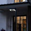 Lampadaire solaire carré facile à installer avec minuterie