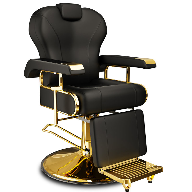 Fauteuil inclinable massant en simili-cuir, Noir