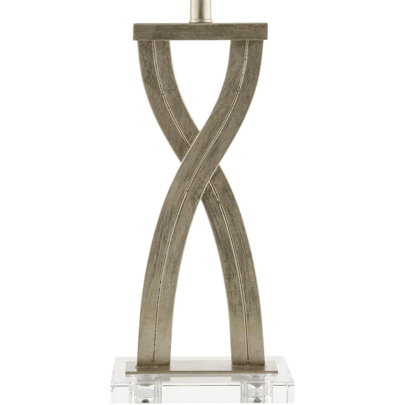 Lampe de table Palak, Argent argent