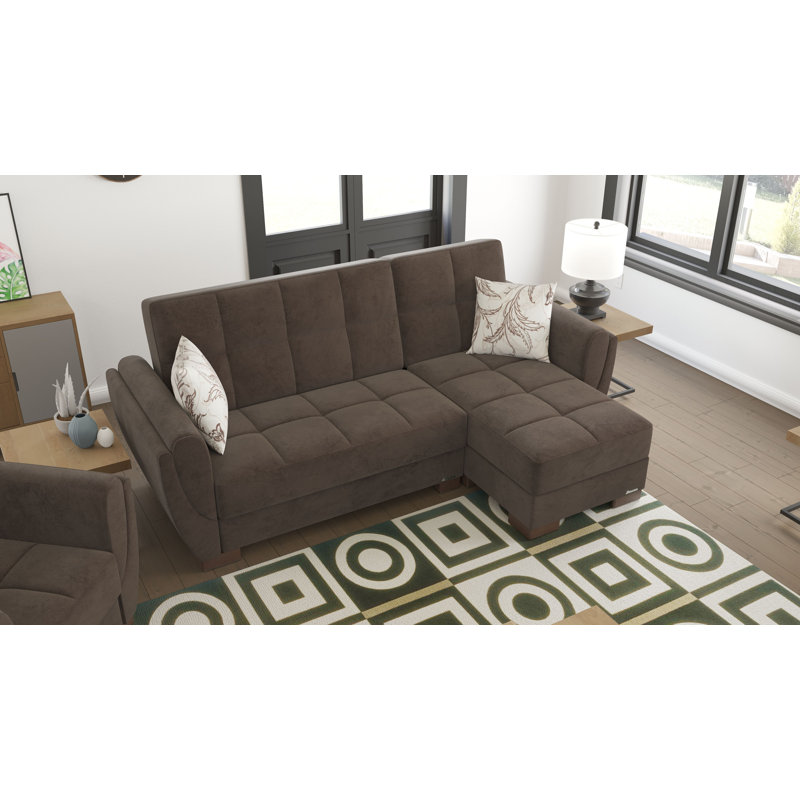 Chaise longue convertible avec rangement PrimeNest SkyHaven