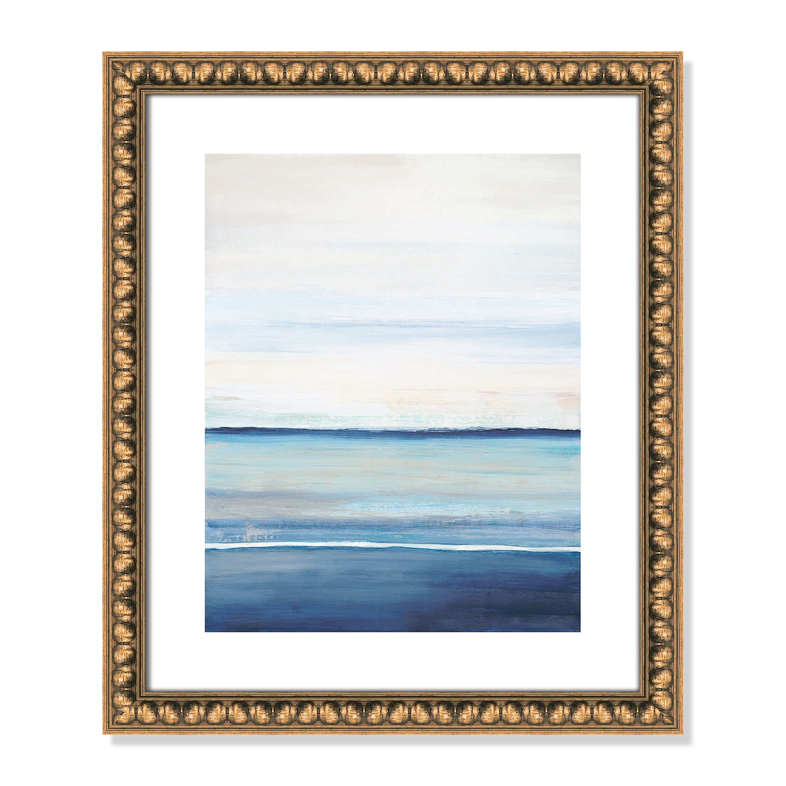 Emmit "Distant Whispers" Print by Filippo Ioco, 19" H x 16" W x 1.13" D, Gold Bead Framed Paper