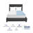 2'' Gel Memory Foam Mattress Topper with Graphene Infused Cover-89114325