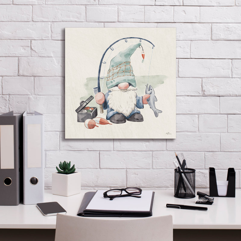 «Beach Gnomes» par Janelle Penner, H 18 po x l 18 po x P 0,75 po