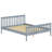 Pine Shaker Bed Queen Grey-1663901565
