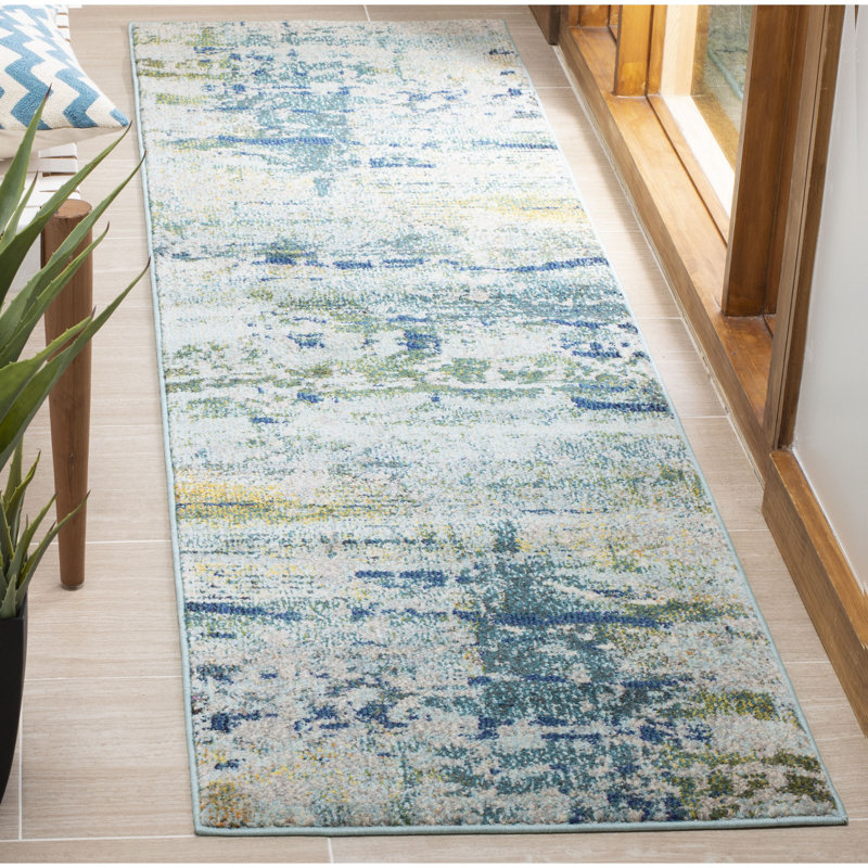 Monaco Performance Geometric Rug, Runner 2'2" x 8'