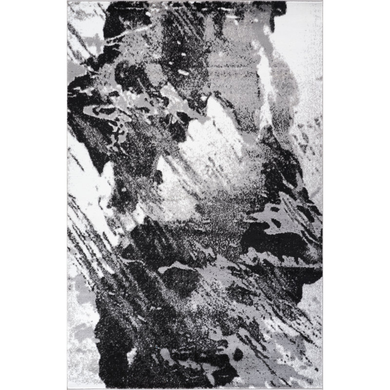 Boisey Abstract Area Rug, Rectangle 120 x 170cm
