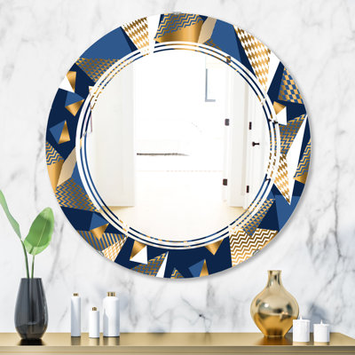 Miroir mural sans cadre à trois cubes modernes & c modern