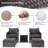 4 - Person Patio Conversation Set with Cushions-105791155