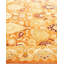 Tapis jaune unique de 6 pi x 9 pi 1 po Yakim