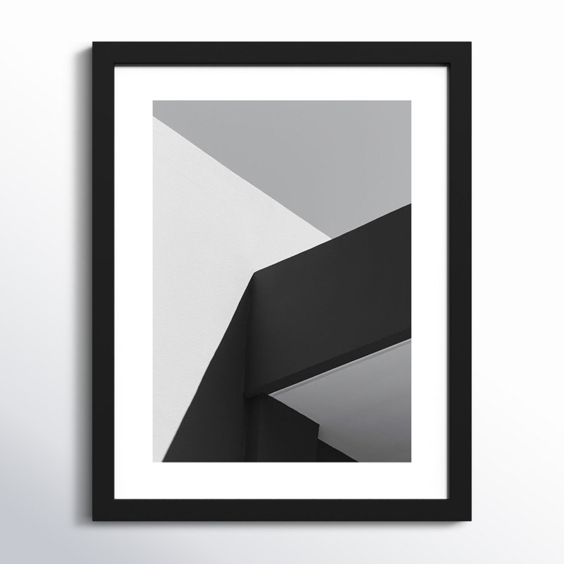 Architecture 1 by Design Fabrikken, 19.12" H x 15.12" W x 0.88" D, Black Framed Paper