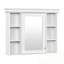 Meuble mural Tiltonsville avec porte miroir et tablettes ouvertes-1270045122