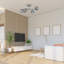 Oakland Glass Semi Flush Mount