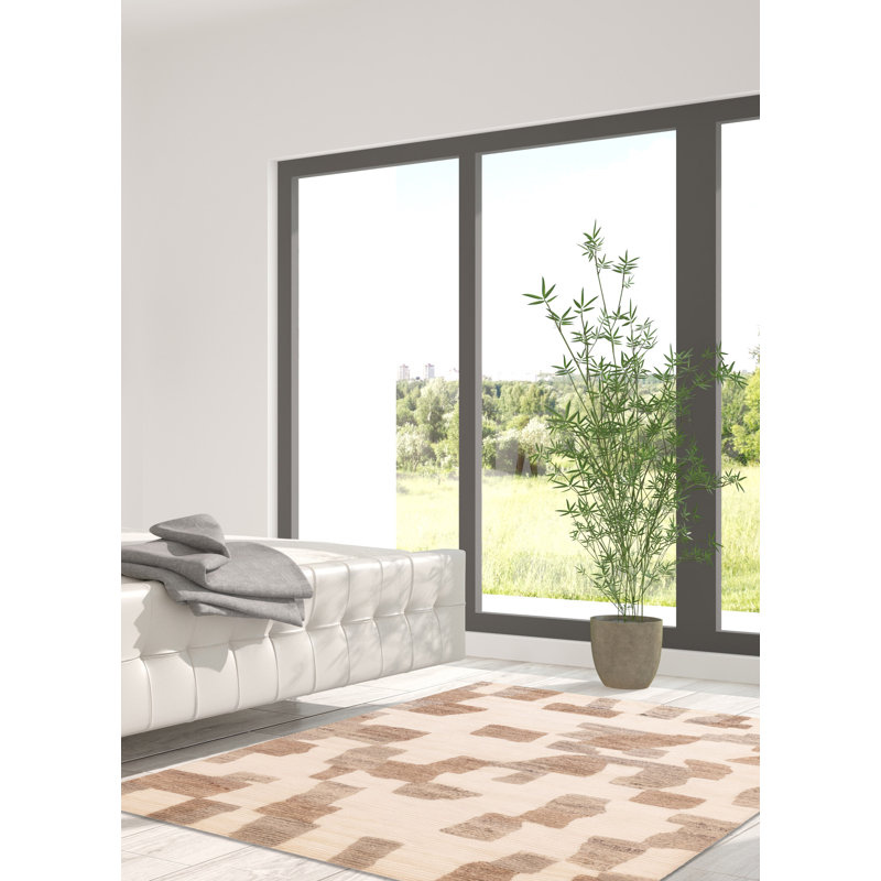 Tapis crème Looma 5 pi 3 po x 7 pi 11 po