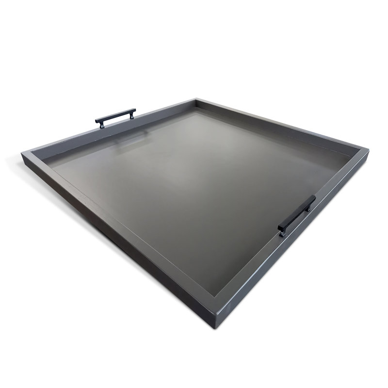 Asharna Wood Tray, Gray Wood
