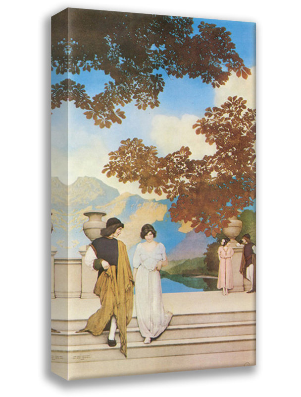 Panneau de toile tendue par Maxfield Parrish Gallery, H 24 po x l 17 po