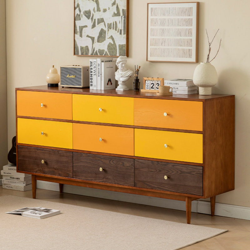 Buffet grande capacité à tiroirs multiples, H 39,37 po x l 78,74 po x P 15,75 po