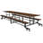 Palmer Hamilton 145'' Rectangle Bench Cafeteria Table with Metal Frame-139104828