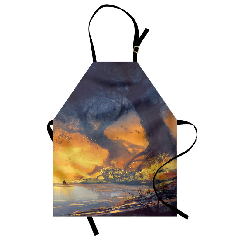No Pattern Bib Apron