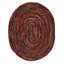 Antique Braided American Allover Multi 1935 Rug