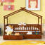 Lit simple en bois avec deux tiroirs, conception fantaisiste, rangement spacieux et fabrication solide-2078449772