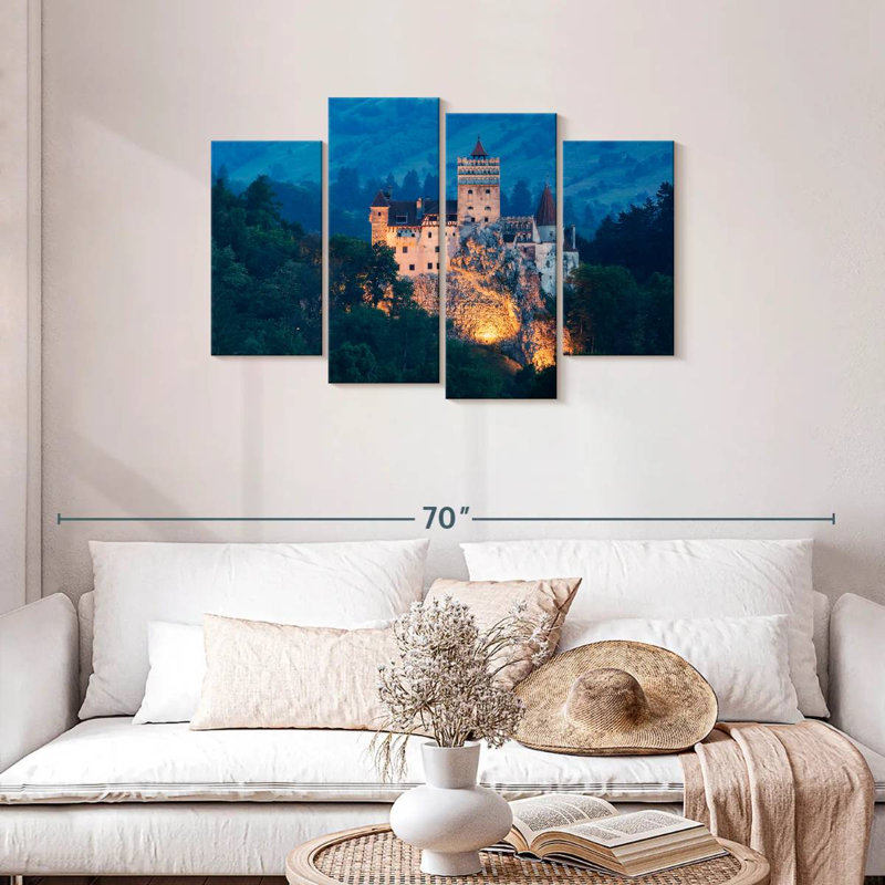 Lilie Bran Hill Castle, H 27 po x l 43 po