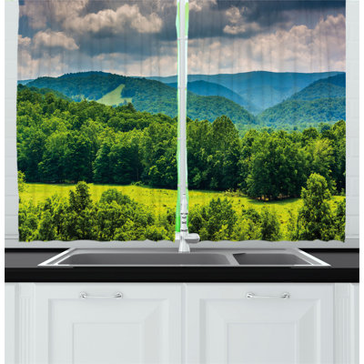 Pointed Kitchen Curtain