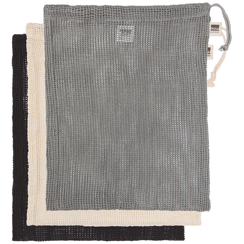 Food Storage Container, Gray/Beige/Black