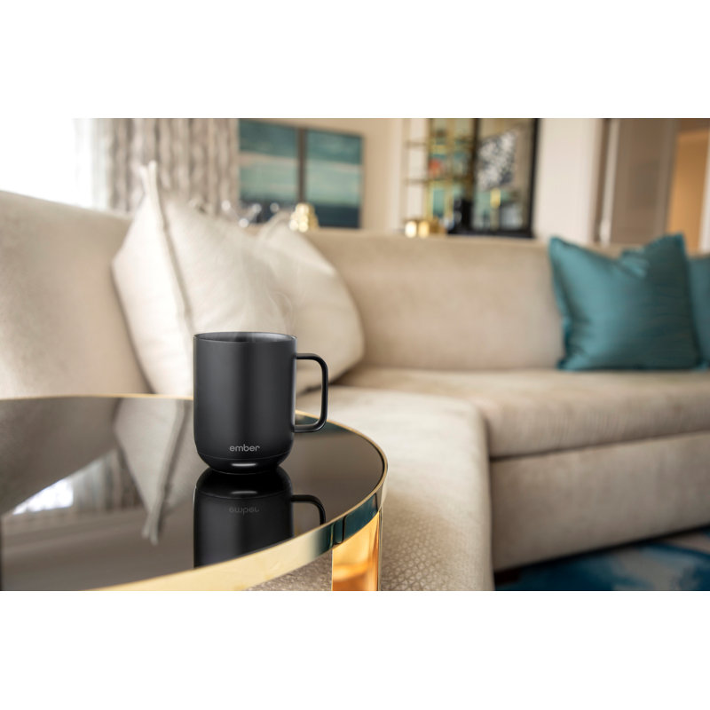Ember Mug 2, Temperature Control Smart Mug, Black, 10 Oz