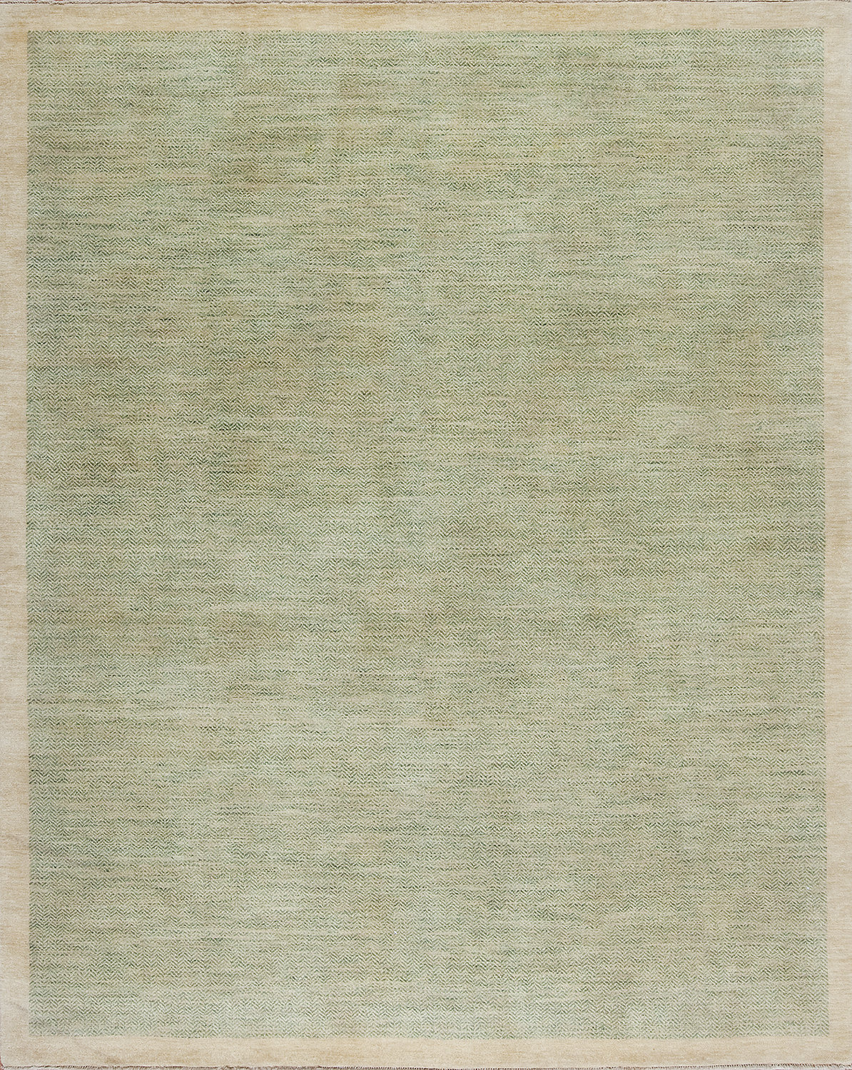 Pige Rug Texture Samad Rugs Textures Hand Knotted Wool Sage/Cream Area Rug | Perigold