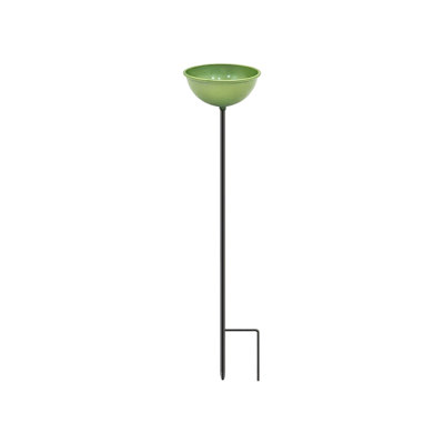 Bird Bath Metal Flower Garden Stake Bird Bath Outdoor Handmade Yard Art Bird Feeder Bowl Pollinator Watering Station For Butterflies  Decorative Ornament Gift