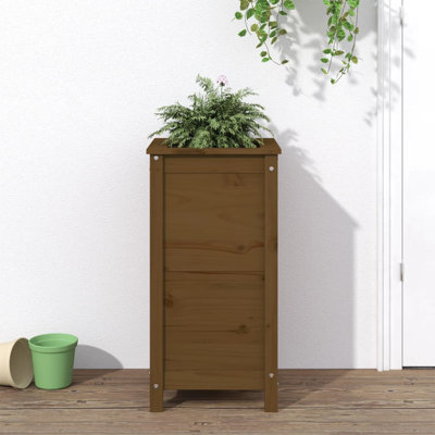 Bojana Wood Pot Planter