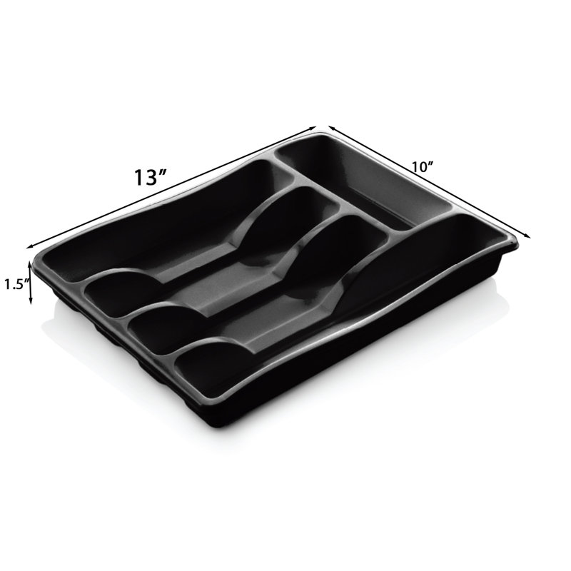 Cutlery Tray Plastic Black