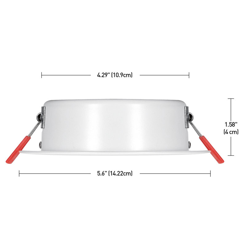 Slimline 4 in. 9 W Dimmable Recessed Lighting Kit
