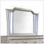 Miroir Kaitlyn à DEL et arqué avec bordure brillante et éclairage lumineux-1779175512