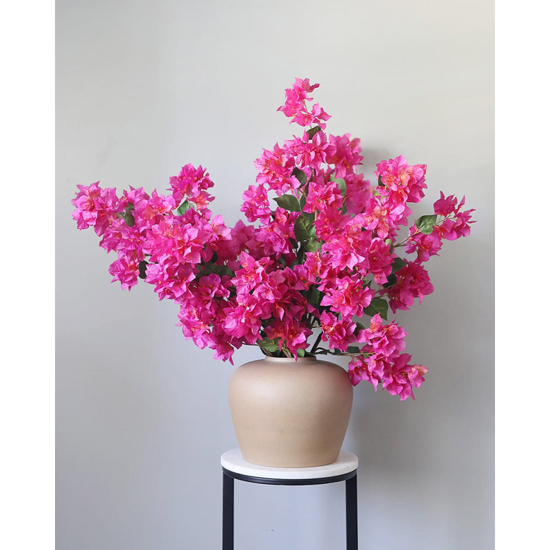 Fuchsia Bougainvillea Branch 44"