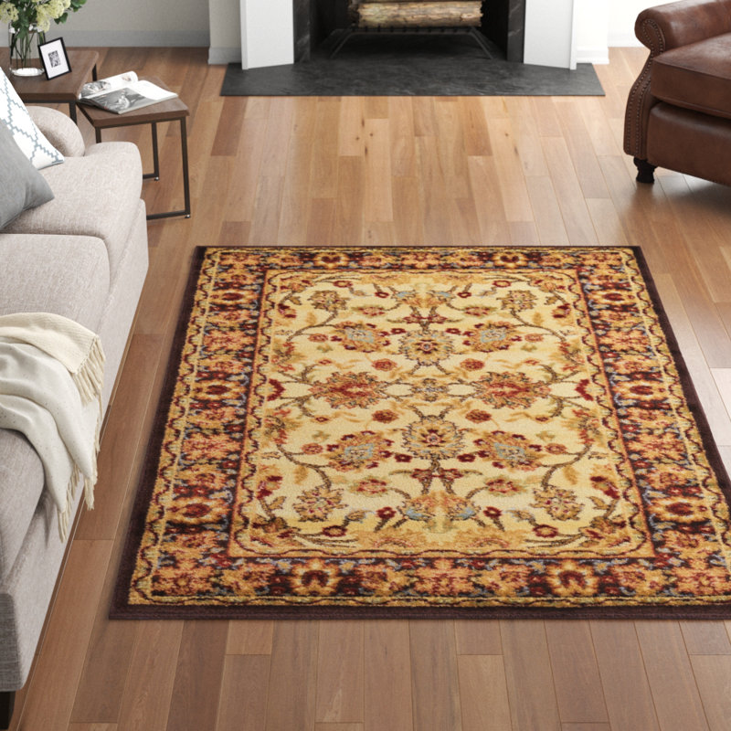 Tapis oriental beige / brun Niles, Rectangle 9 pi x 12 pi
