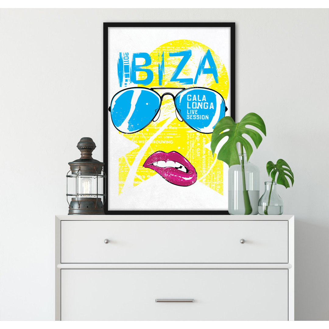 Gerahmtes Poster Ibiza Light