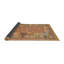 Tapis orange/jaune/vert contemporain Cottondale-568955409