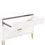 Dumbo 35" Fluted Dresser In White (3-Drawer)-996966292