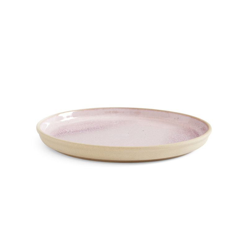 PORTMEIRION MINERALS SET OF 4 SIDE PLATES ROSE QUARTZ 8.5"