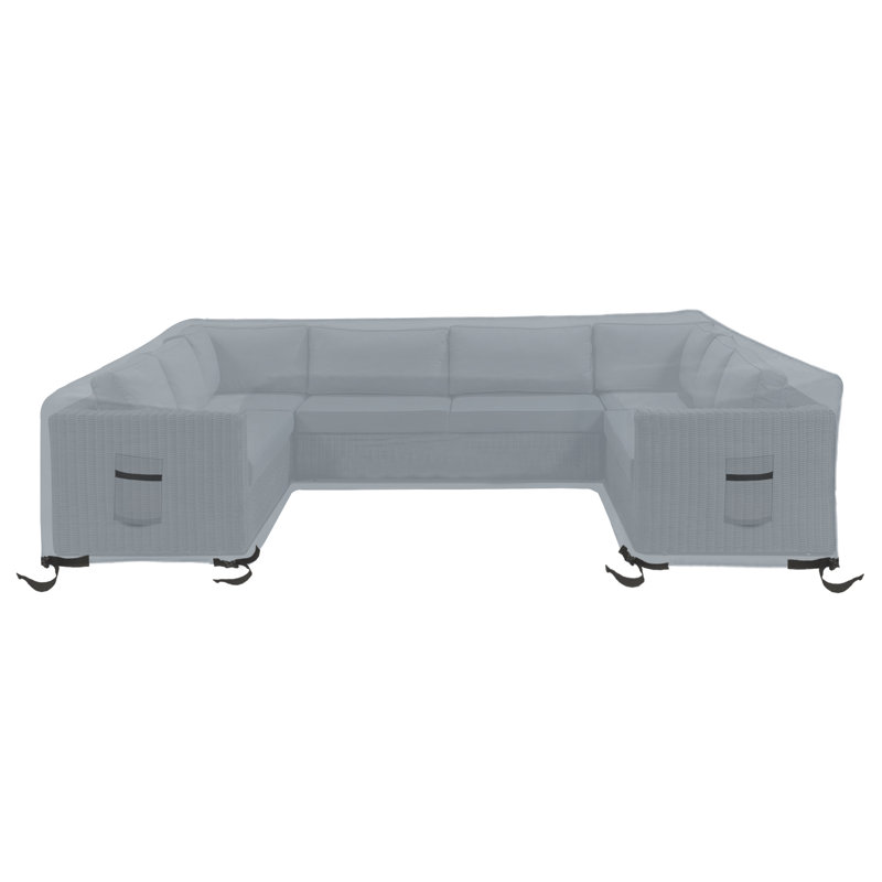 Outdoor Cover, 83.8cm H x 228.6cm W x 76.2cm D, Grey