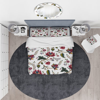 Ensemble de housse de couette tropical